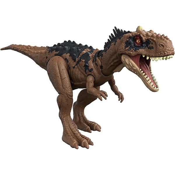 Jurassic World Figura Dinossauro Rajasaurus Ruge e ataca com sons