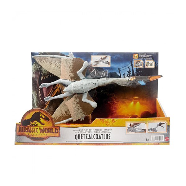 Jurassic World Figura Dinosaurio Quetzalcoatlus Gran Acción - Imagen 3