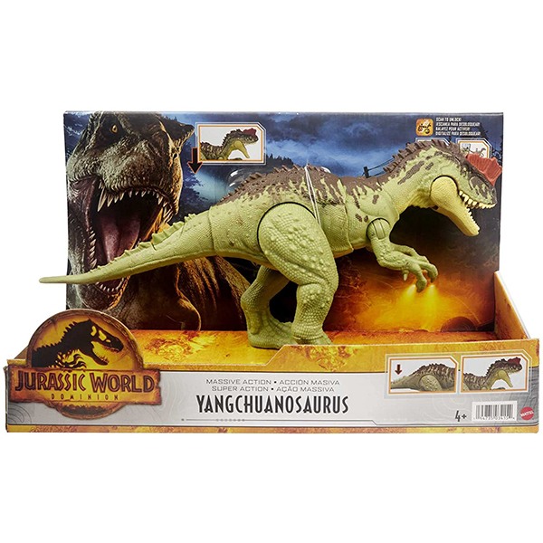 Jurassic World Figura Dinosaurio Yangchuanosaurus Gran Acción - Imatge 4