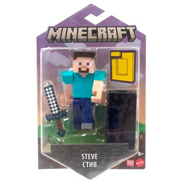 Minecraft Figura Articulada Mc Steve - Imatge 1