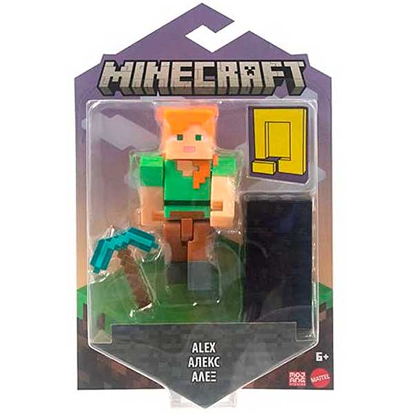 Minecraft Figura Articulada Alex - Imagem 1