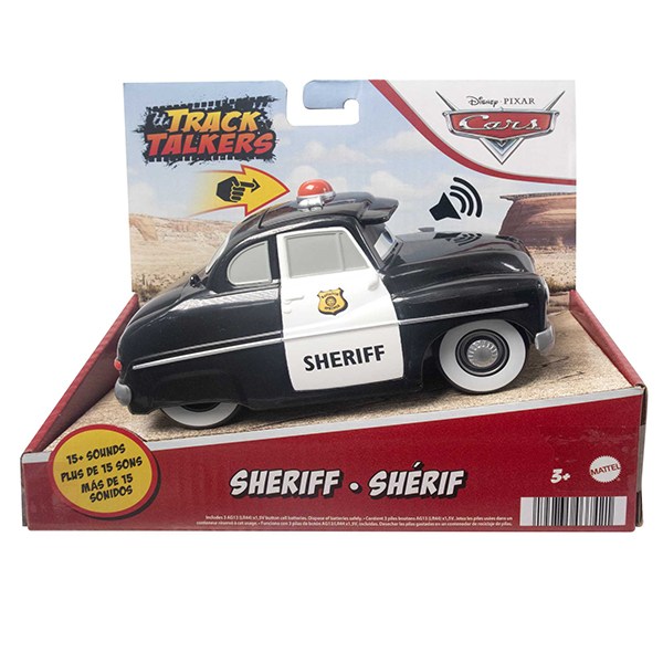 Cars Coche Sheriff Parlanchín con sonido - Imagen 2