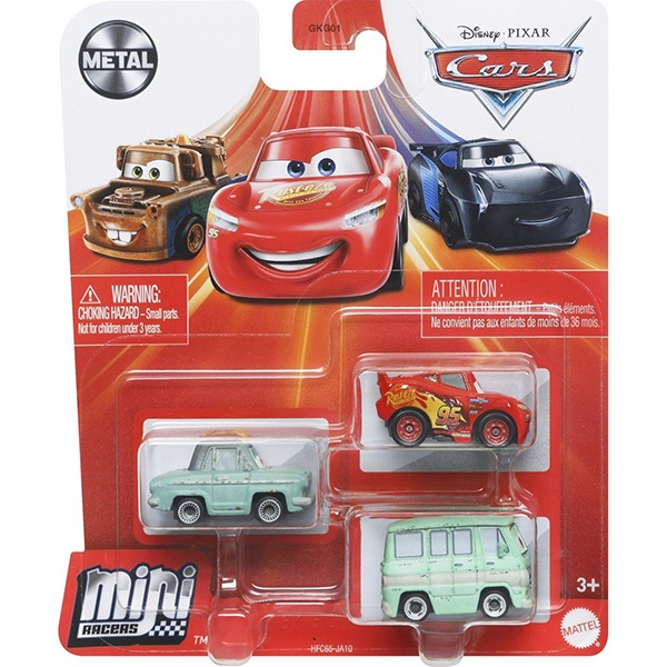 Cars Pack 3 Mini Racers Rusteze - Imagem 1