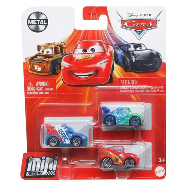 Cars Pack 3 Mini Racers Derby - Imagem 1