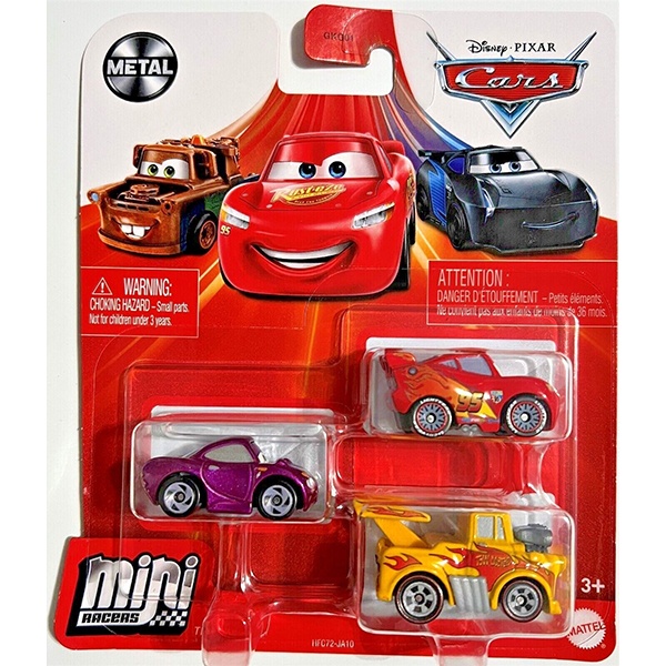 Cars Pack 3 Mini Racers Undercover - Imagen 1