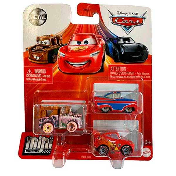 Disney Cars Racers 3 Mini Coches Soapy Matter - Imagen 1