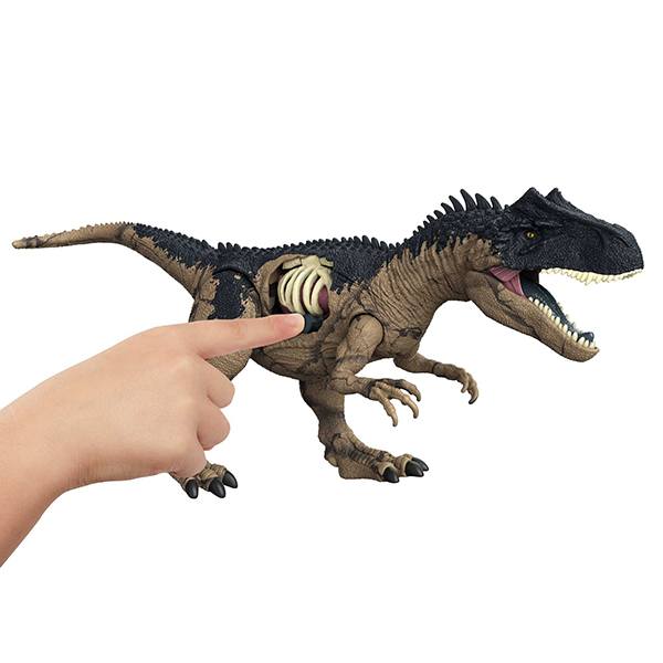 Jurassic World Figura Dinossauro Allosaurus Dano Extremo - Imagem 1