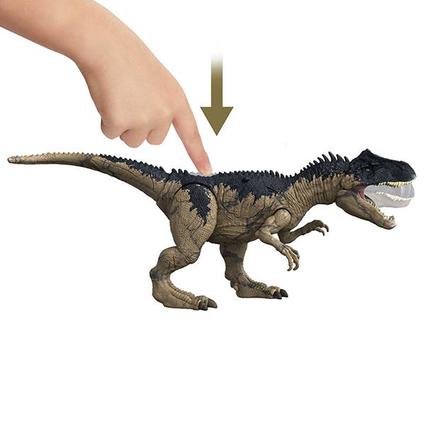Jurassic World Figura Dinosaurio Allosaurus Daño Extremo - Imagen 3