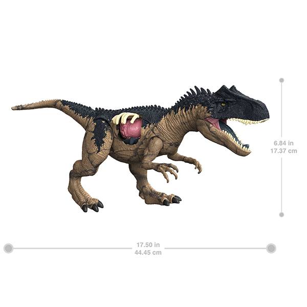 Jurassic World Figura Dinosaurio Allosaurus Daño Extremo - Imagen 5