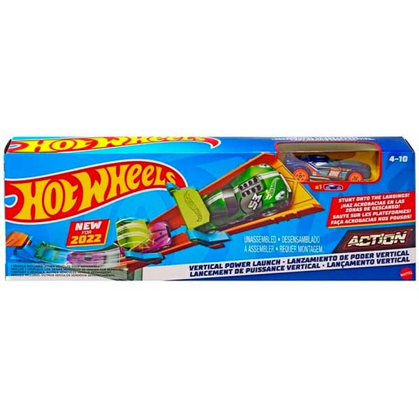 Pista e Veículo Sortido - Hot Wheels - New 2022 - Girar e Marcar - Mattel