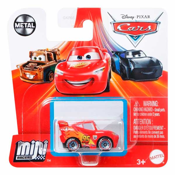 Disney Cars Racers Mini Coche McQueen - Imagen 1