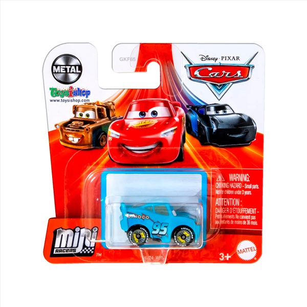 Mini Racers Cars Flash McQueen Dinoco - Imatge 1