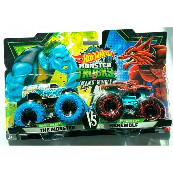 Hot Wheels Pack 2 Monsters Trucks #3 - Imagem 1