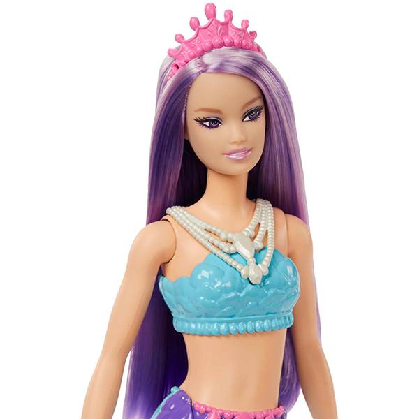 Barbie Dream Muñeca Sirena Cola Lila - Imagen 1