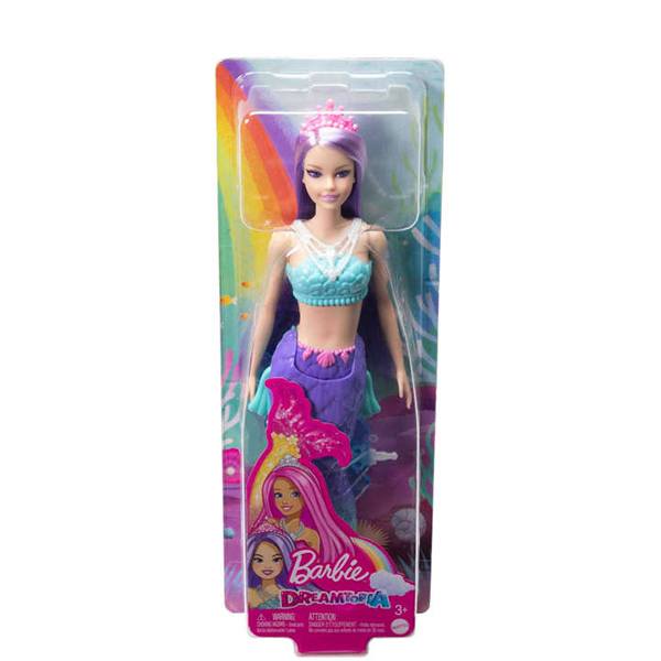 Barbie Dream Muñeca Sirena Cola Lila - Imagen 2