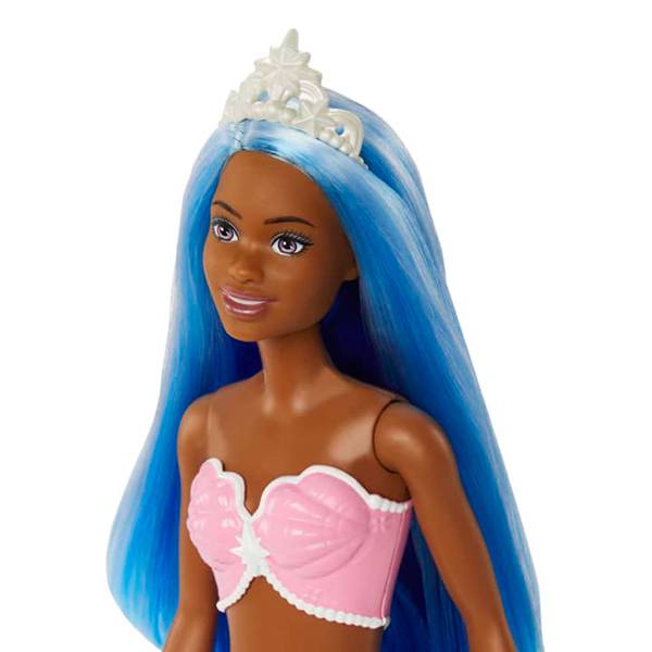 Barbie Dream Muñeca Sirena Cola Azul - Imagen 1