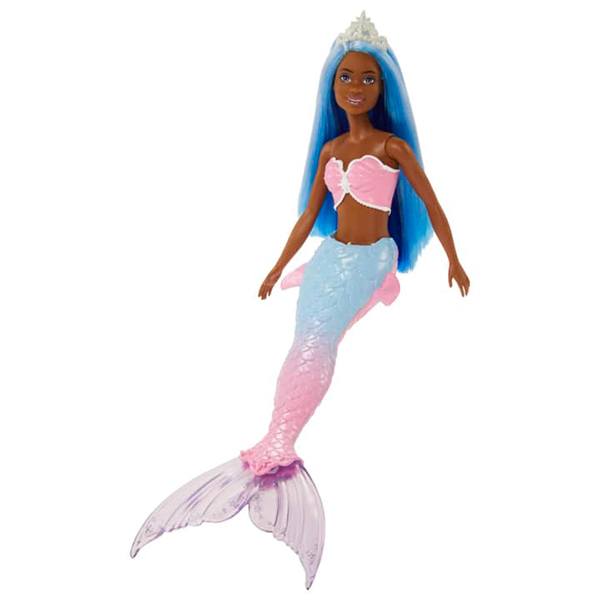 Barbie Dream Muñeca Sirena Cola Azul - Imagen 2