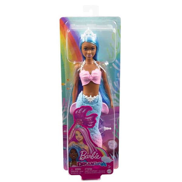 Barbie Dream Muñeca Sirena Cola Azul - Imagen 3