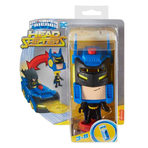 Fisher-Price Imaginext DC Super Friends Cabeza-vehículo Batmóvil - Imagen 1
