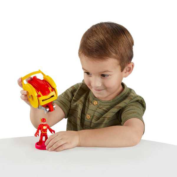 Fisher-Price Imaginext DC Super Friends Cabeza-vehículo Flashciclo - Imagen 2