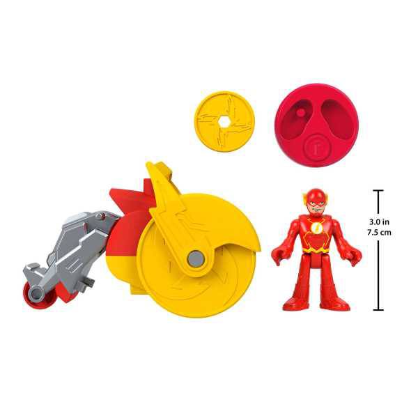 Fisher-Price Imaginext DC Super Friends Cabeza-vehículo Flashciclo - Imatge 5