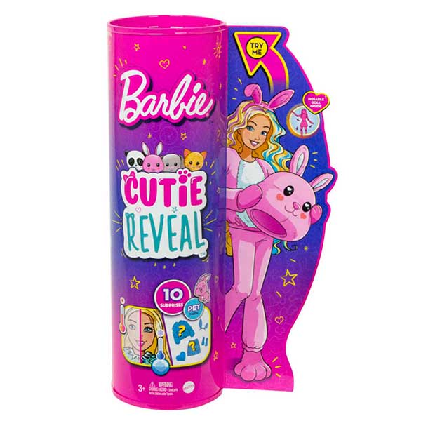 Barbie Cutie Reveal Boneca Coelho - Imagem 4