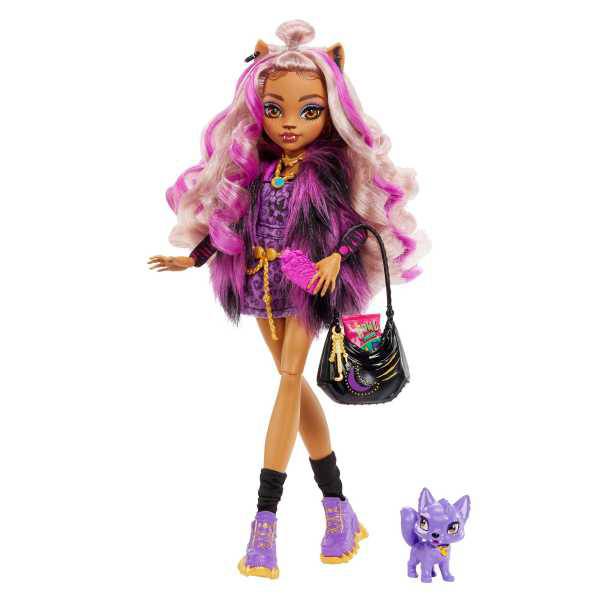 Monster High Doll, Lagoona Azul com Acessórios e Pet Piranha, Boneca M