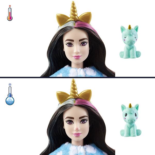 Barbie Cutie Reveal Muñeca Fantasía Unicornio - Imagen 3