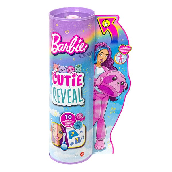 Barbie Cutie Reveal Boneca Fantasia Preguiça - Imagem 5