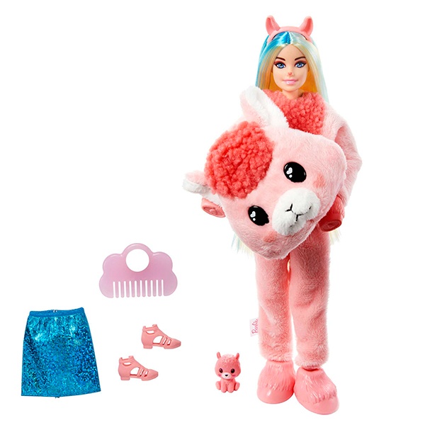 Barbie Cutie Reveal Boneca Fantasia Lhama - Imagem 1