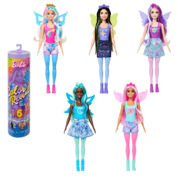 Barbie Muñeca Color Reveal Galaxia Arcoíris - Imagen 1