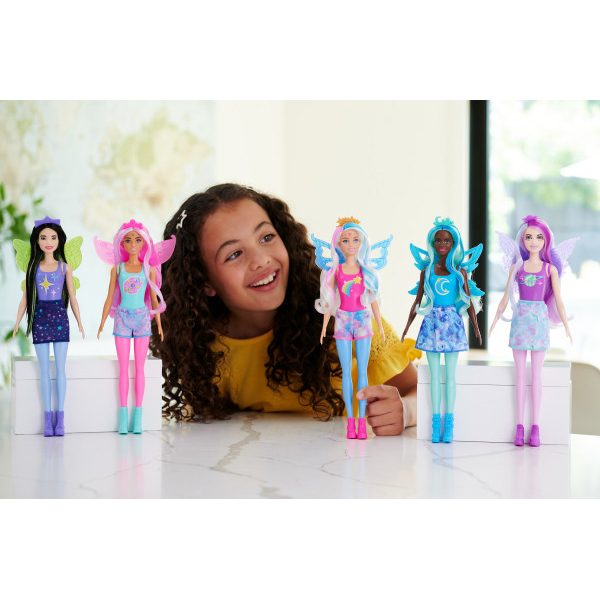 Barbie Muñeca Color Reveal Galaxia Arcoíris - Imagen 1