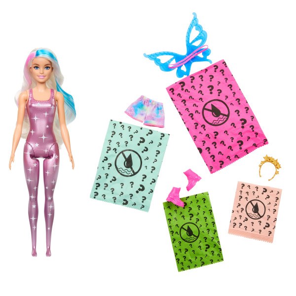 Barbie Muñeca Color Reveal Galaxia Arcoíris - Imagen 2