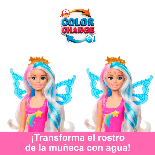 Barbie Muñeca Color Reveal Galaxia Arcoíris - Imagen 7