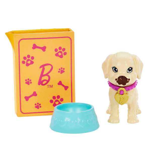 Barbie Adopta perritos vestido morado - Imagen 4