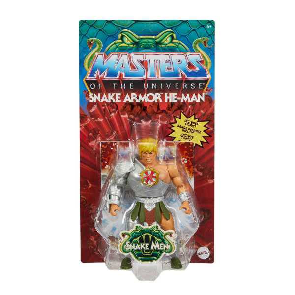 Masters of the Universe MOTU Origins He-Man armadura serpiente - Imagem 5