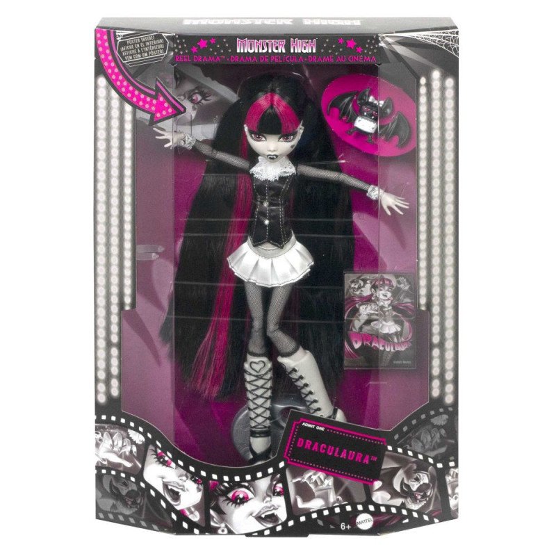 Monster High Boneca Draculaura Reel Drama