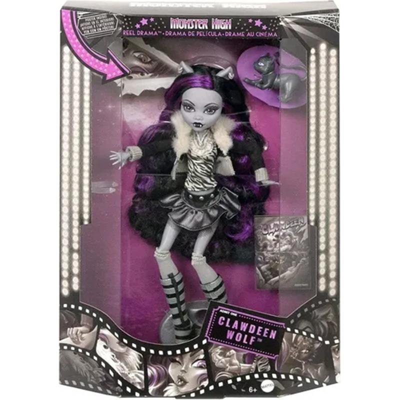 Monster High Boneca Clawdeen Wolf Reel Drama