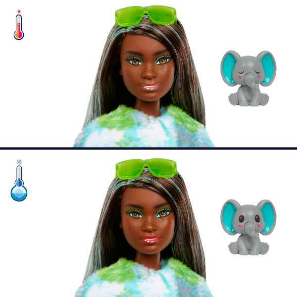 Barbie Cutie Reveal Serie Amigos de la jungla Elefante - Imagen 4