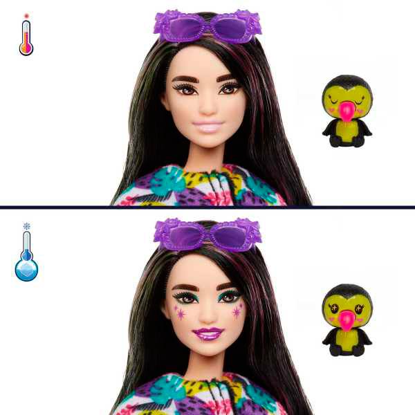 Barbie Cutie Reveal Serie Amigos de la jungla Tucán - Imatge 4