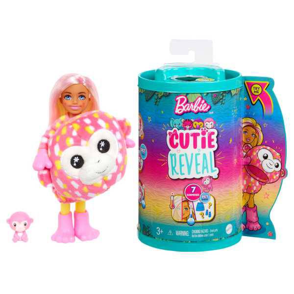 Muñeca articulada Barbie Cutie Reveal Mattel serie Fantasía con