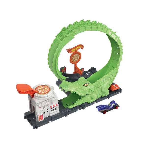 Pista Hot Wheels De Acrobacia Girar Marcar - Com 1 Carrinho