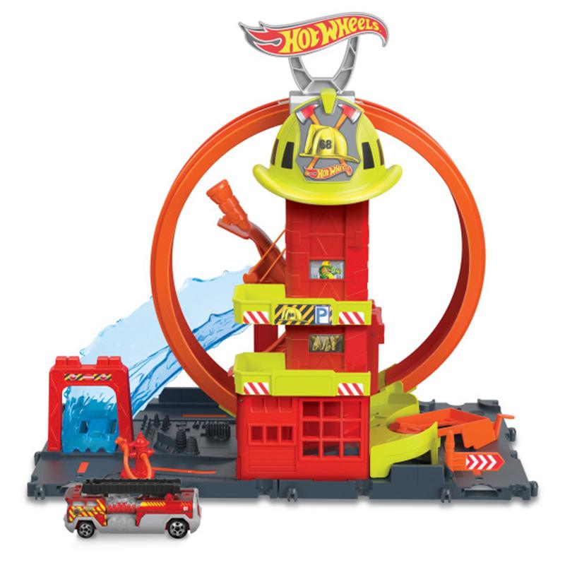 Hot Wheels City Super Estación de bomberos