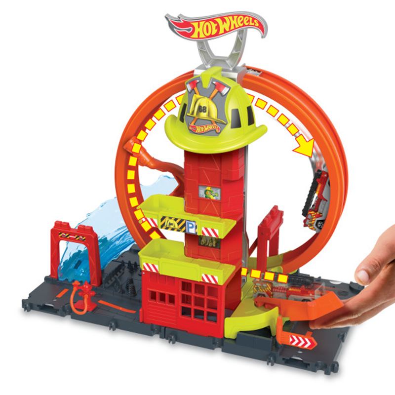 Hot Wheels City Super Estación de bomberos - Imagen 2