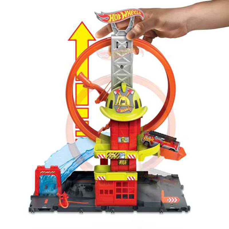 Hot Wheels City Super Estación de bomberos - Imagen 3
