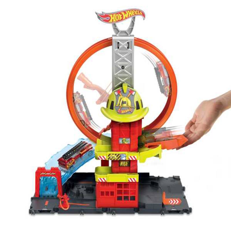 Hot Wheels City Super Estación de bomberos - Imagen 4