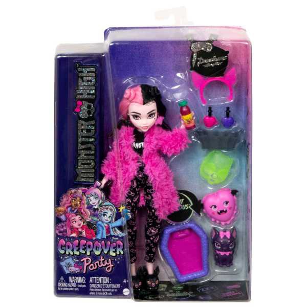 Monster High Fiesta de pijamas Muñeca Clawdeen Wolf - Imagen 1