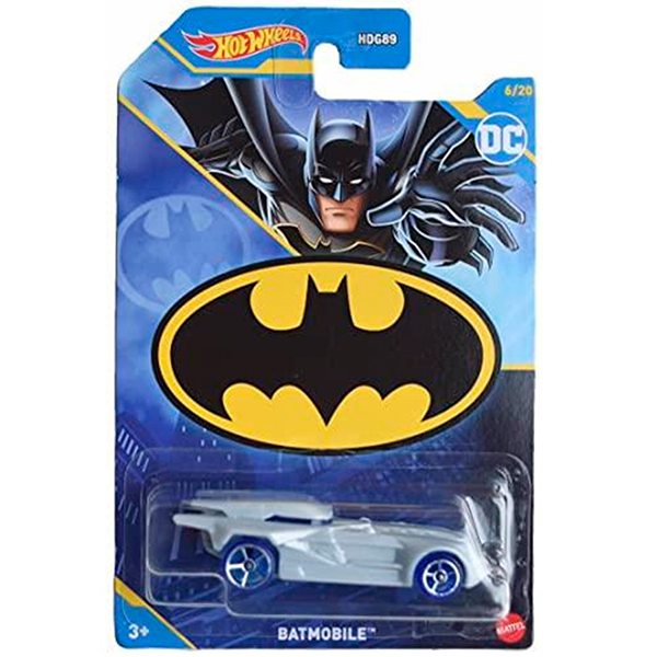 Hot Wheels Batman Carro Plateado - Imagem 1