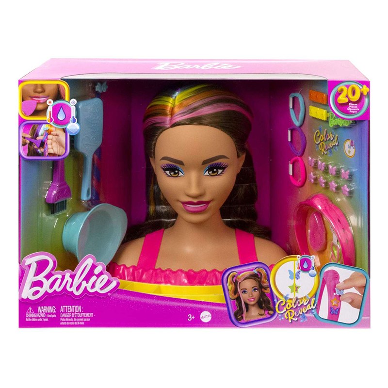 Barbie Totally Hair Busto de estilo exclusivo - Imagem 