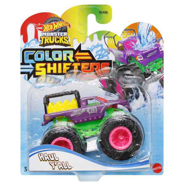 Hot Wheels Monster Trucks Carro Color Shifters Haul y'All - Imagem 1